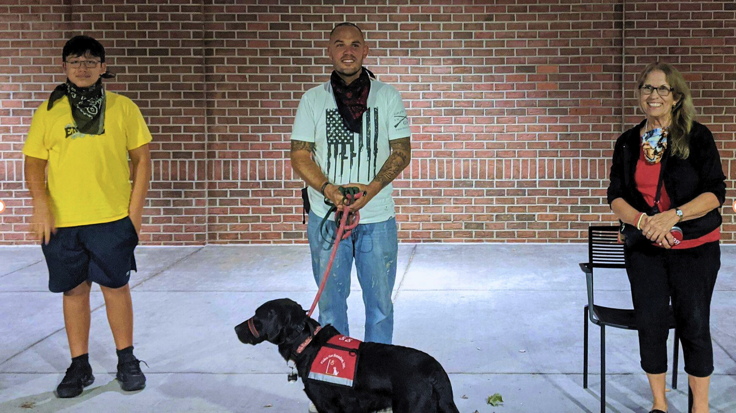 Reframing the Future through Art Therapy & Service Dog Partnership